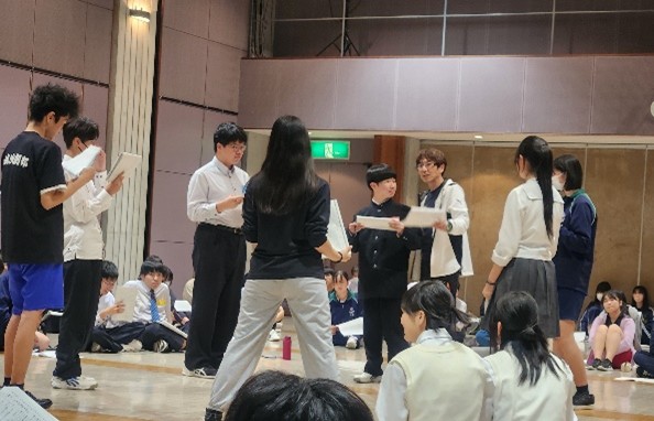 写真：高文連総合開会式の様子