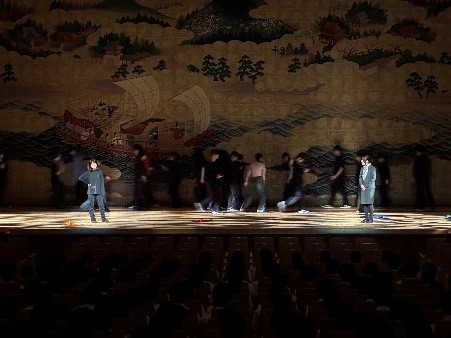 写真：高文連総合開会式の様子