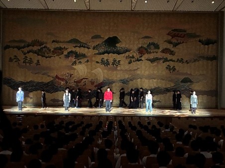 写真：高文連総合開会式の様子